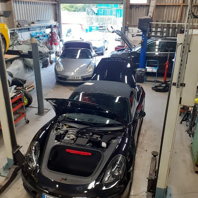 BMW in for repairs