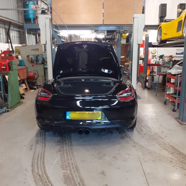 BMW in for repairs