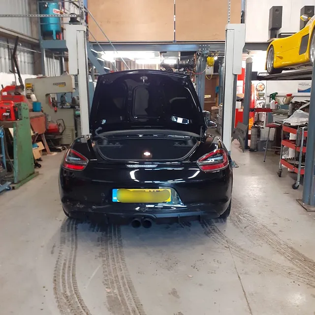 BMW in for repairs